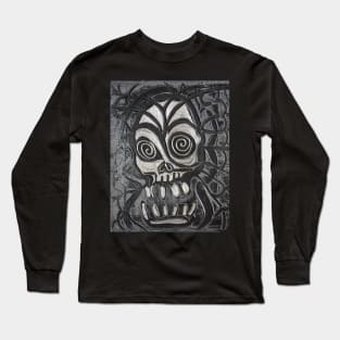 Gunmetal Skull Long Sleeve T-Shirt